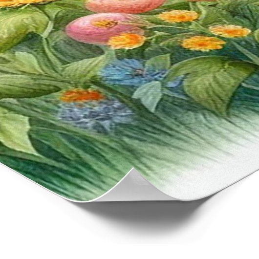 Tuin Swing Landschap 7 Poster (Hoek)