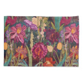 Tuin Tapestry: Levendige Bloemen Kussen Sham Kussensloop (Achterkant-Links)