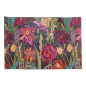 Tuin Tapestry: Levendige Bloemen Kussen Sham Kussensloop (Achterkant-Rechts)
