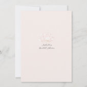 Tuin Tea Party Bridal Shower Kaart (Achterkant)