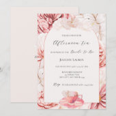 Tuin Tea Party Bridal Shower Kaart (Voorkant / Achterkant)