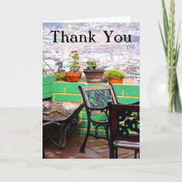 Tuin Terras Dank u Bedankkaart