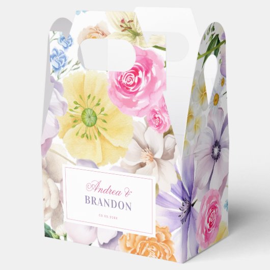 Tuin Thee Party Bloemen Esthetische Namen Bruiloft Bedankdoosjes (Geopend)