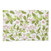 Tuin theedoek met heldere illustratie
