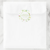 Tuin Thema Favor Sticker (Tas)
