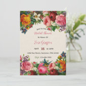 tuin thema Vrijgezellenfeest uitnodigen Kaart (Staand voorkant)