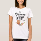Tuin Therapie Planten T-shirt (Voorkant)
