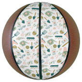 Tuin tijd basketbal (Verticaal)