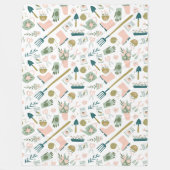 Tuin Tijd Fleece Deken (Voorkant)