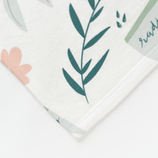 Tuin Tijd Fleece Deken (Hoek)