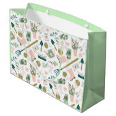 Tuin tijd geschenk tas groot cadeauzakje (Achterkant Gekanteld)