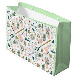 Tuin tijd geschenk tas groot cadeauzakje