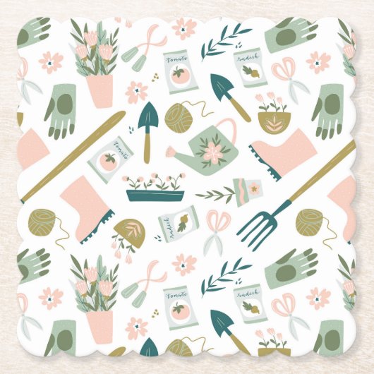 Tuin Tijd Onderzetters (Voorkant)