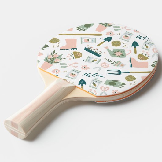 Tuin Tijd Ping Pong Paddle Tafeltennisbatje (Achterkant Gekanteld)