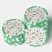 Tuin Tijd Poker Chips (Opstapeling)