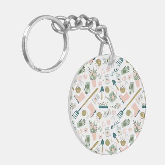 Tuin Tijd Sleutelhanger (Voorkant Links)