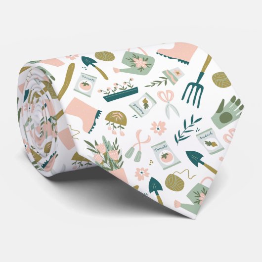 Tuin Tijd Stropdas (Opgerold)