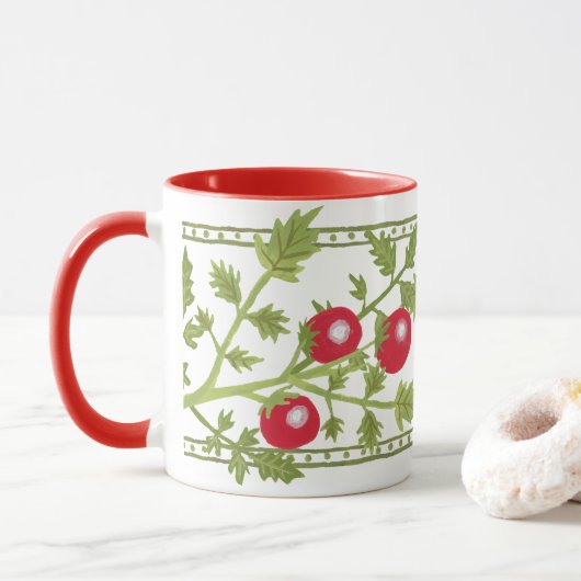 Tuin Tomaten Mok (Met donut)