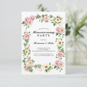 Tuin Tropical Green Housewarming Party Kaart (Staand voorkant)