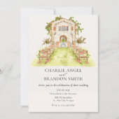 Tuin trouwlocatie kaart (Voorkant)