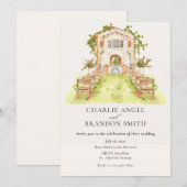 Tuin trouwlocatie kaart (Voorkant / Achterkant)