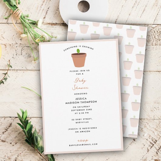 Tuin Tuin Baby shower Party Theme Kaart