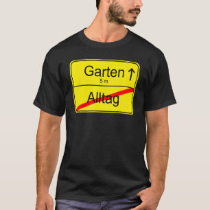Tuin Tuinman Volière Retro Idee Spreuk T-shirt