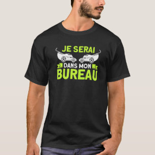 Tuin Tuinman Volkstuin Vintage Mijn Kantoor T-shirt
