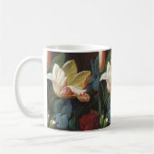 Tuin tulp in bloei, Victoriaanse bloemen Koffiemok (Links)