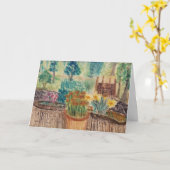 tuin-uitzicht kaart (Gele Bloem)