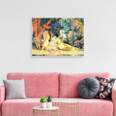 Tuin van Allah door Maxfield Parrish Canvas Afdruk (Insitu (Woonkamer))