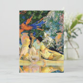 Tuin van Allah door Maxfield Parrish Kaart (Staand voorkant)