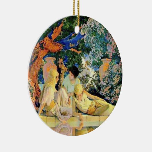 Tuin van Allah door Maxfield Parrish Keramisch Ornament (Rechts)