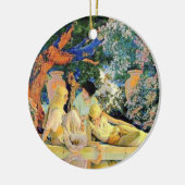 Tuin van Allah door Maxfield Parrish Keramisch Ornament (Links)