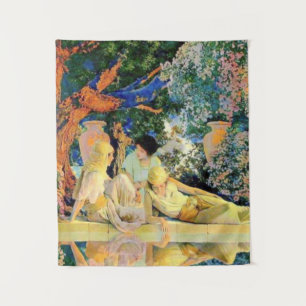 Tuin van Allah door Maxfield Parrish Wandkleed