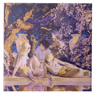 Tuin van Allah - Grote keramische tegel Tegeltje