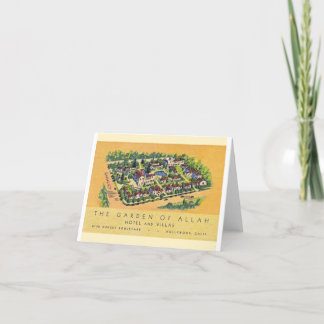 Tuin van Allah Hotel note Card (kleur) Bedankkaart