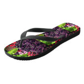 Tuin van bloemen teenslippers (Schuin)