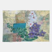 Tuin van bloemen theedoek (Horizontaal)