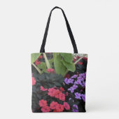 Tuin van bloemen tote bag (Achterkant)