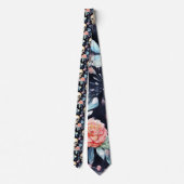 Tuin van Botten Zakelijke Stropdas Schedels en Roz (Achterkant)