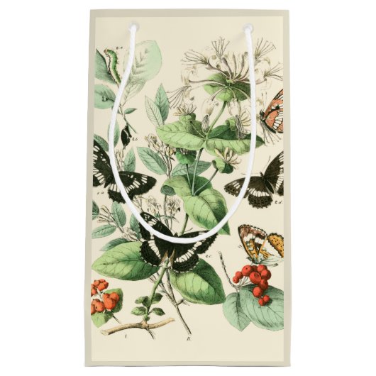 Tuin van Butterflies en Flowers Klein Cadeauzakje (Voorkant)