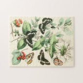 Tuin van Butterflies en Flowers Legpuzzel (Horizontaal)