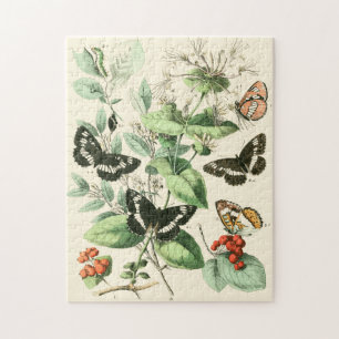 Tuin van Butterflies en Flowers Legpuzzel