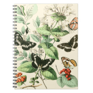 Tuin van Butterflies en Flowers Notitieboek