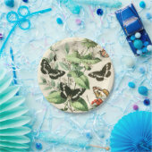 Tuin van Butterflies en Flowers Papieren Bordje (Feest)