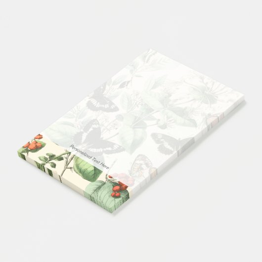 Tuin van Butterflies en Flowers Post-it® Notes (Schuin)