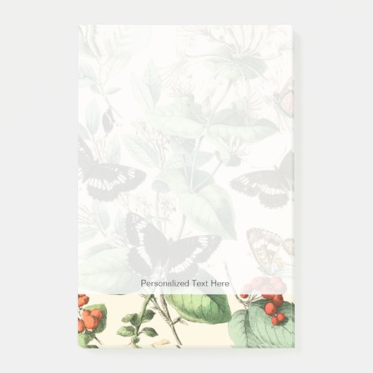 Tuin van Butterflies en Flowers Post-it® Notes (Voorkant)
