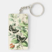 Tuin van Butterflies en Flowers Sleutelhanger (achterkant)