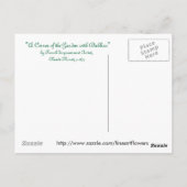 Tuin van Dahlias Fine Art Briefkaart (Achterkant)